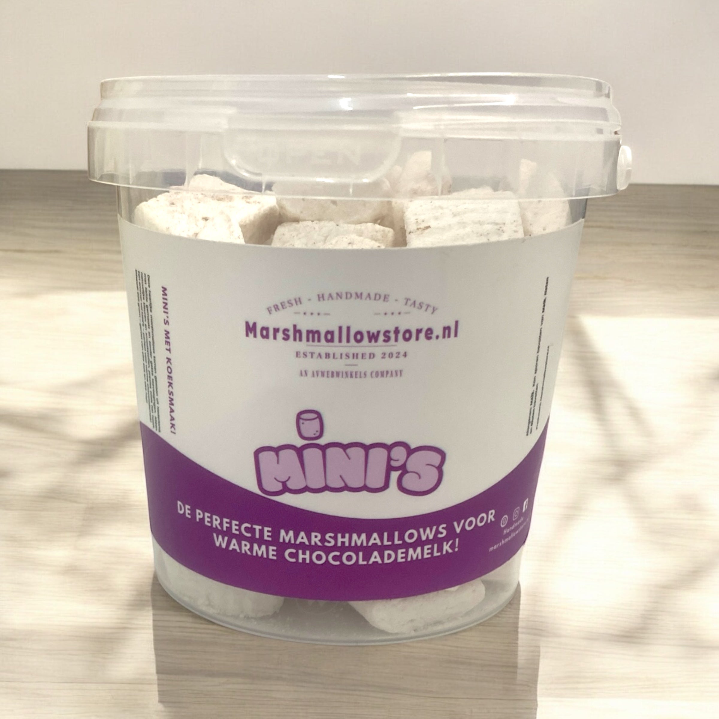 Marshmallow Mini's met koeksmaak